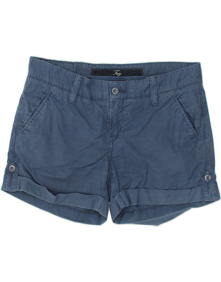 FAY Womens Chino Shorts W31 Medium Blue Cotton | Vintage Fay | Thrift | Second-Hand Fay | Used Clothing | Messina Hembry 