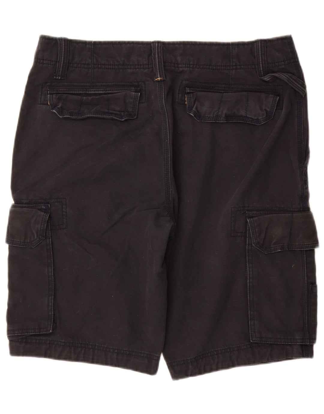 FAT FACE Mens Cargo Shorts W34 Large Navy Blue Cotton