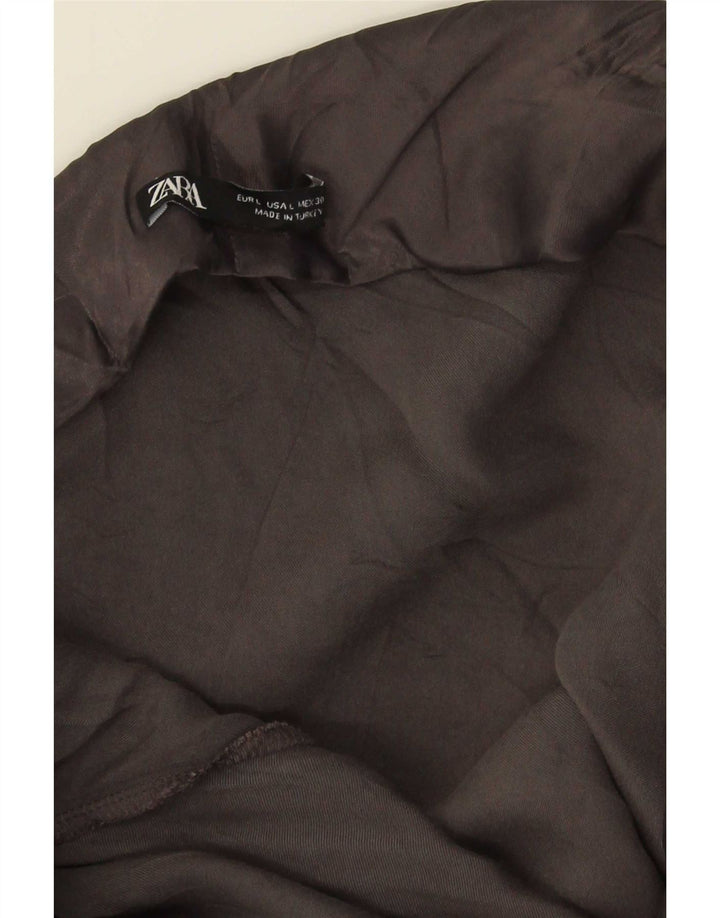 Zara Womens Maxi Skirt Large W30 Grey