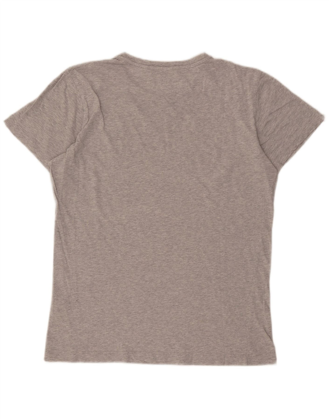 Diesel Mens Graphic T-Shirt Top Medium Grey Flecked Cotton