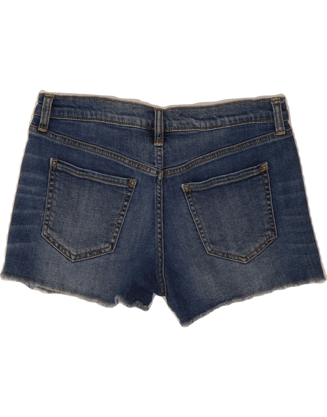 MOSSIMO Womens Distressed Denim Shorts US 4 Small W30  Blue Cotton Vintage Mossimo and Second-Hand Mossimo from Messina Hembry 