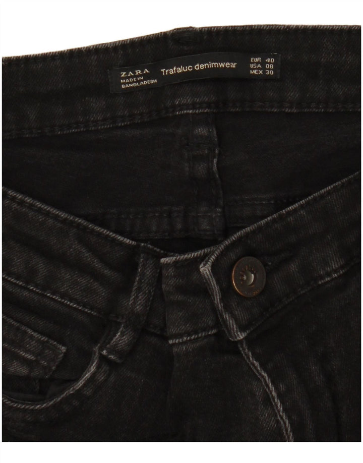 ZARA Womens Slim Jeans EU 40 Medium W30 L28 Black