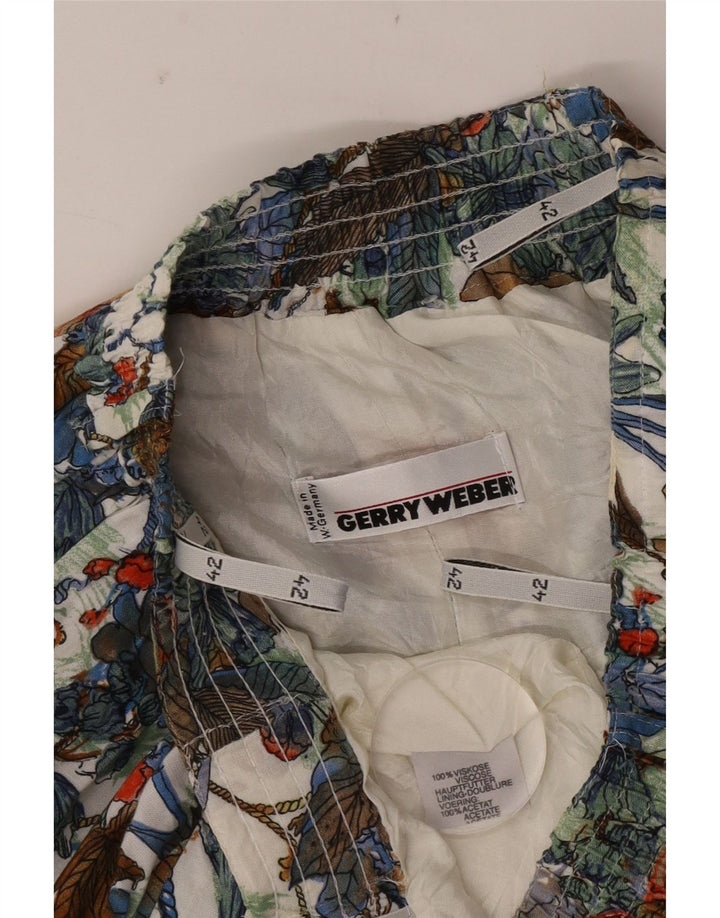 Gerry Weber Womens Flared Skirt EU 42 Large W32 Multicoloured Floral