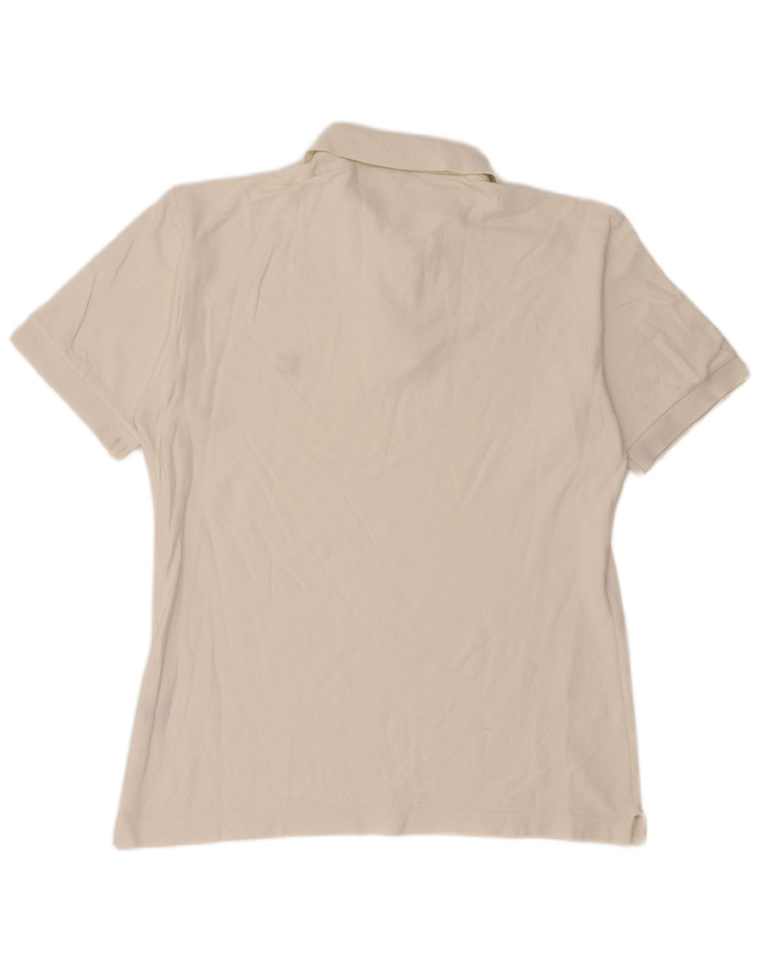 Fila Mens Polo Shirt IT 50 Medium White Cotton