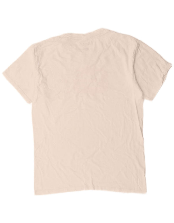 Champion Mens Graphic T-Shirt Top Small White