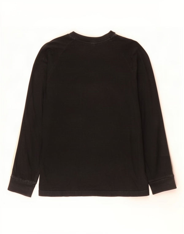 Adidas Mens Top Long Sleeve Small Black Cotton