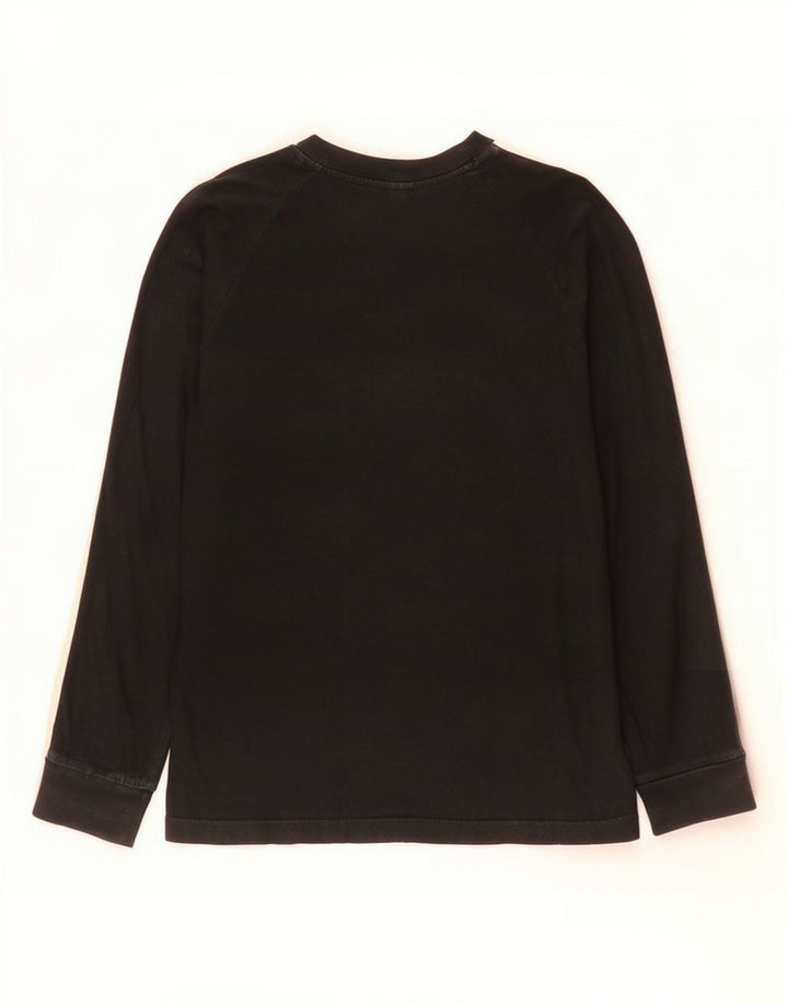 Adidas Mens Top Long Sleeve Small Black Cotton