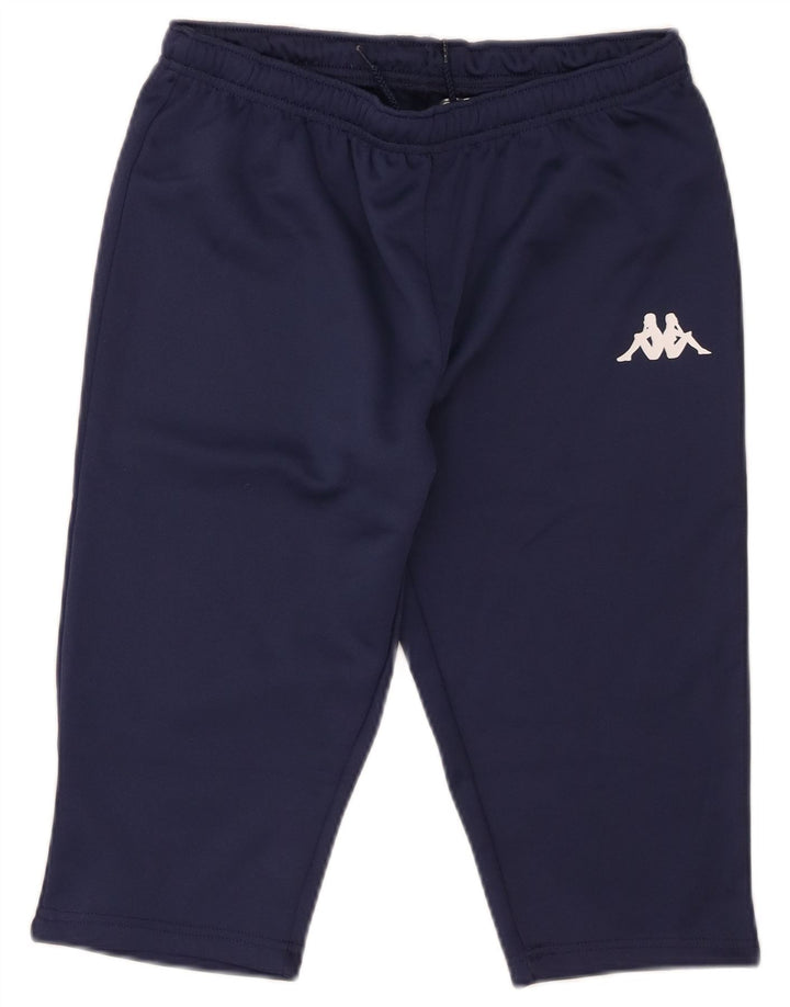 Kappa Boys Bermuda Sport Shorts 11-12 Years Navy Blue Polyester