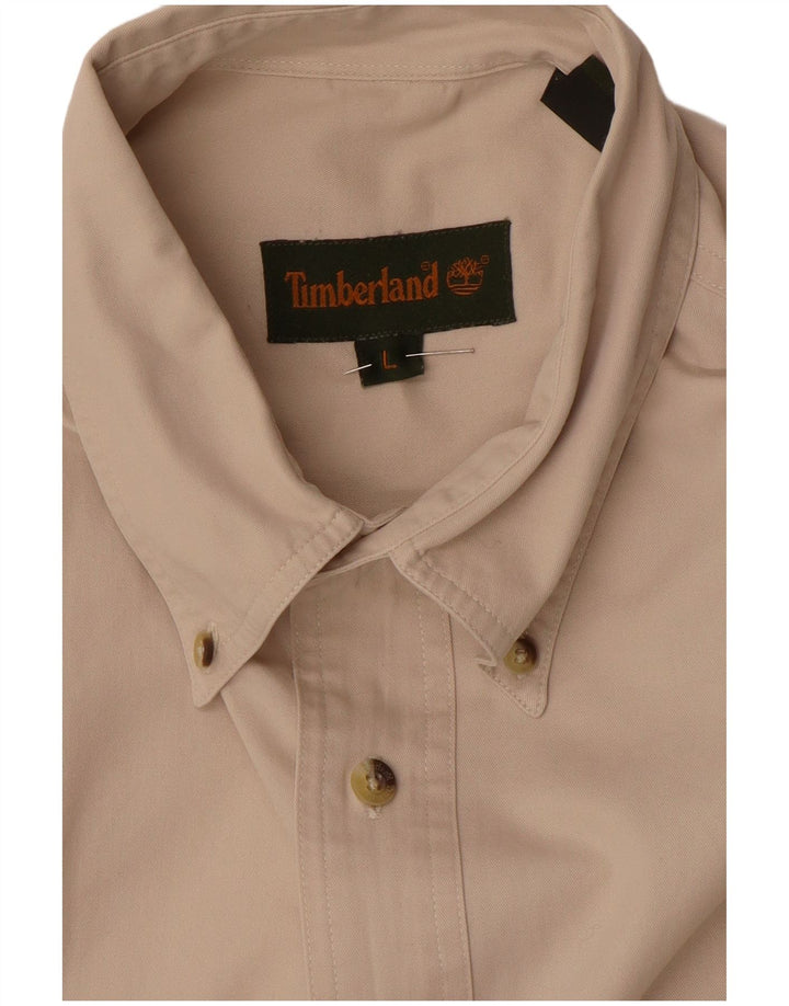 TIMBERLAND Mens Shirt Large Beige