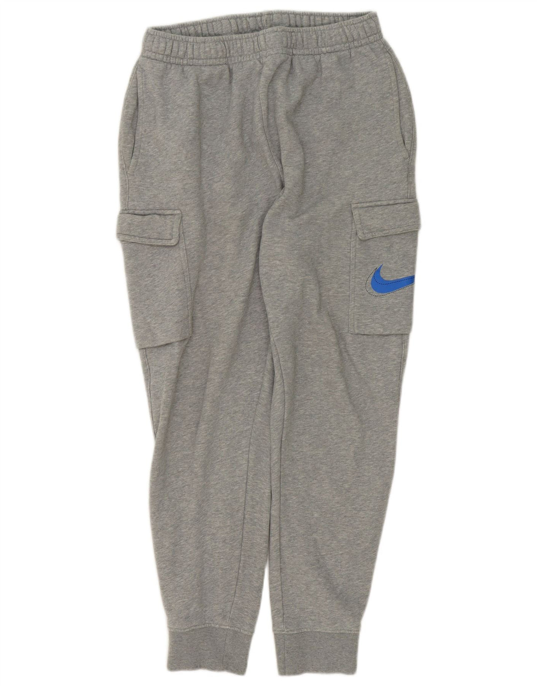 Nike Mens Graphic Cargo Tracksuit Trousers Joggers Medium Grey Flecked