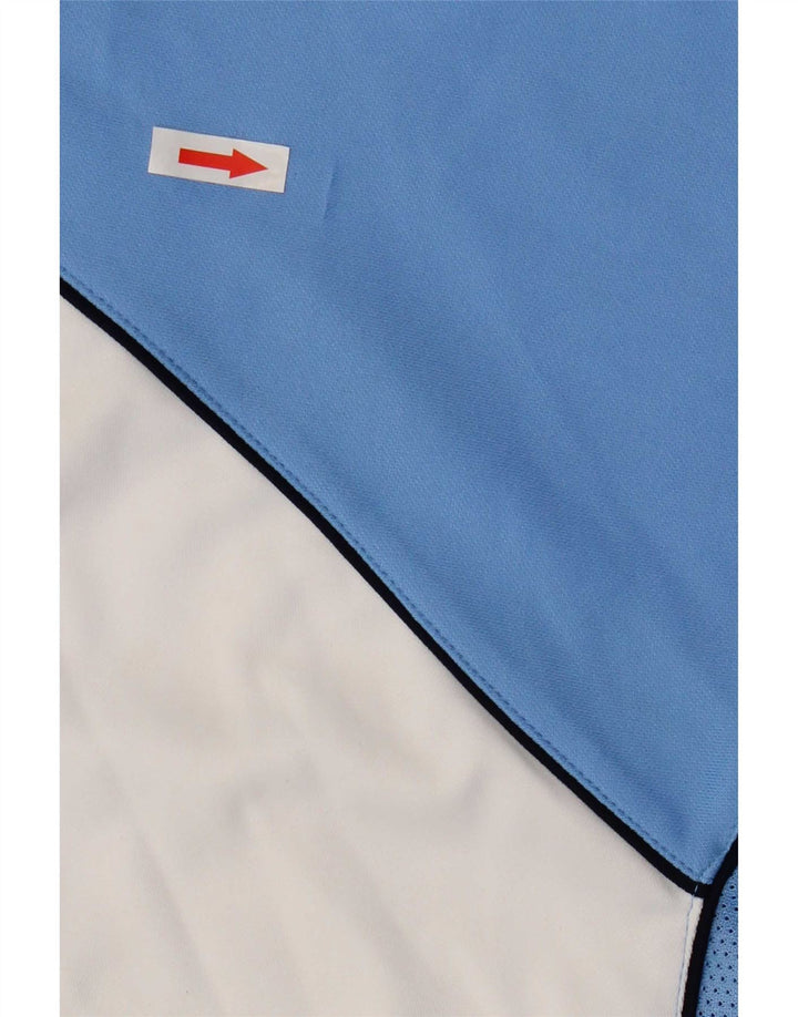 Asics Mens Graphic T-Shirt Top Medium Blue Colourblock Polyester
