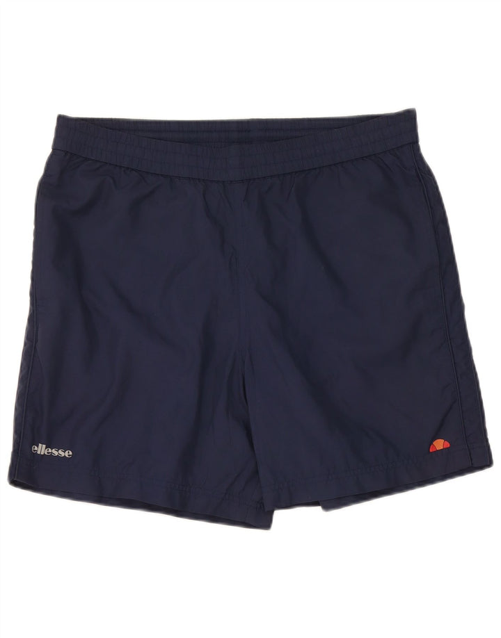 Ellesse Mens Sport Shorts Large  Navy Blue Polyester
