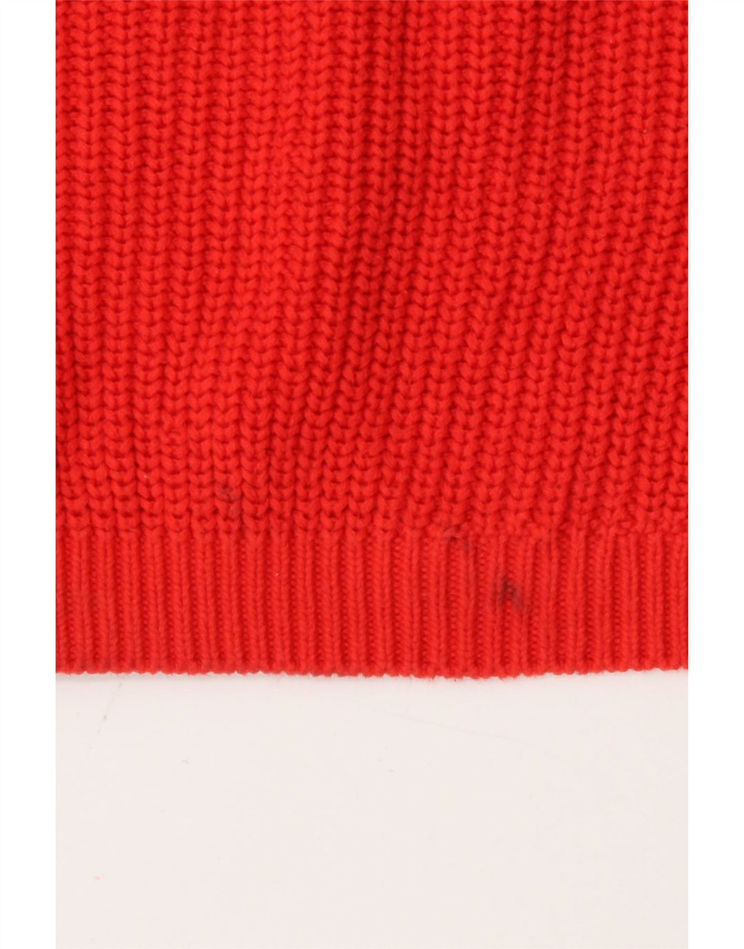 Zara Mens Roll Neck Jumper Sweater XL Red Cotton