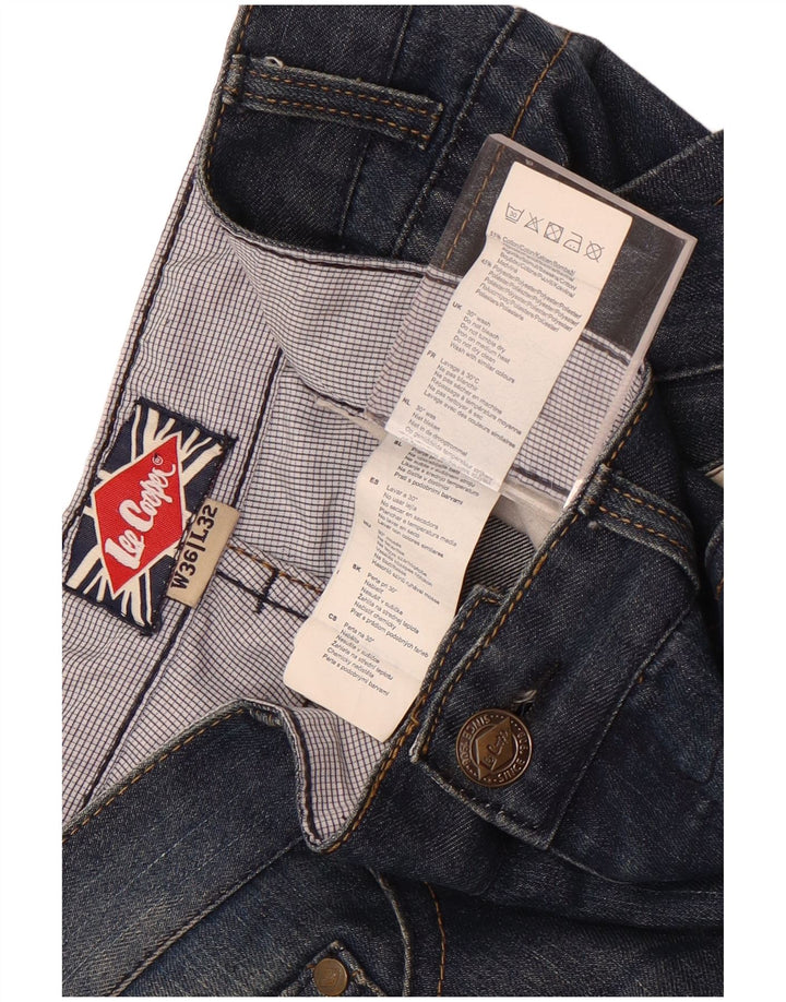 Lee Cooper Mens Straight Jeans  W36 L32 Blue Cotton