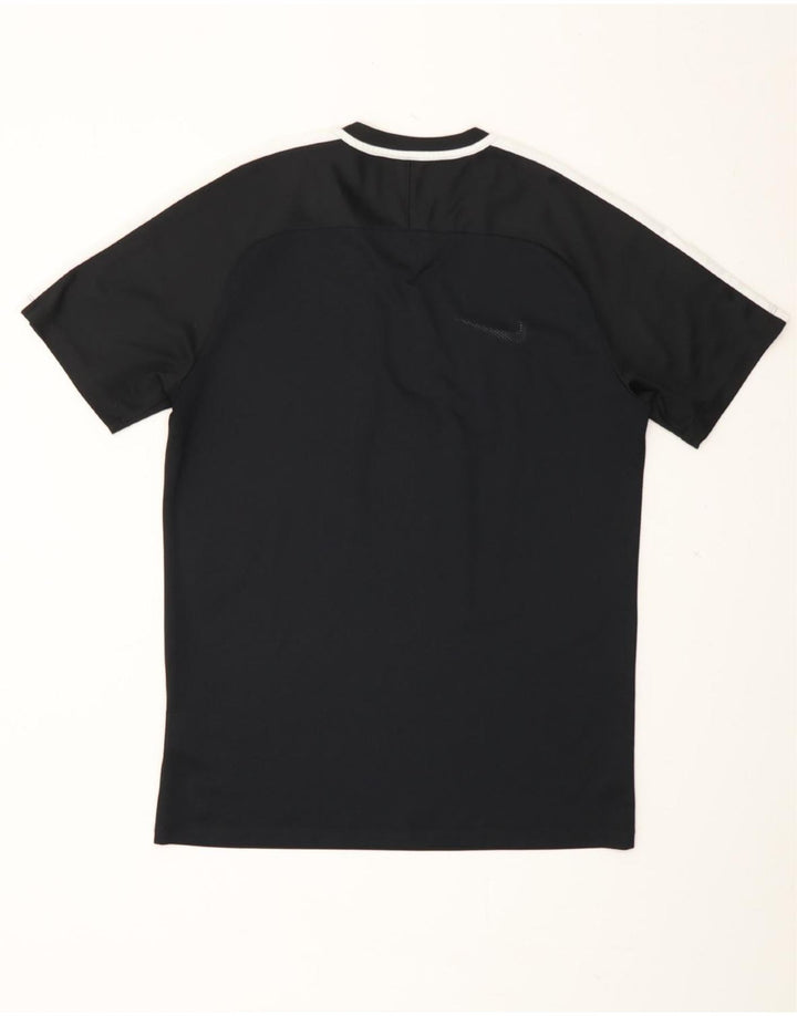 NIKE Mens Dri Fit T-Shirt Top Medium Black Polyester Vintage Nike and Second-Hand Nike from Messina Hembry 