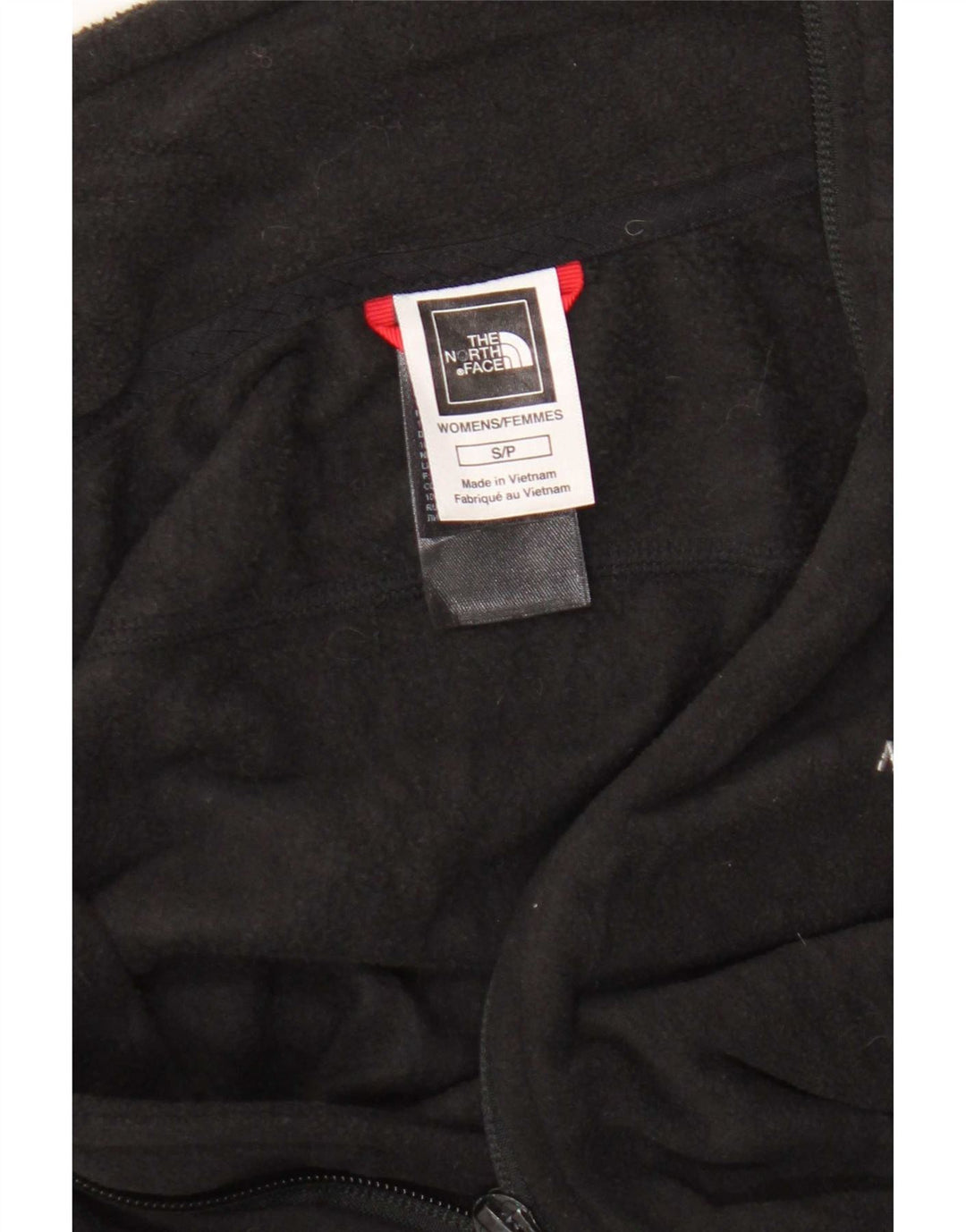 The North Face Womens Fleece Jacket UK 10 Small Black Polyester