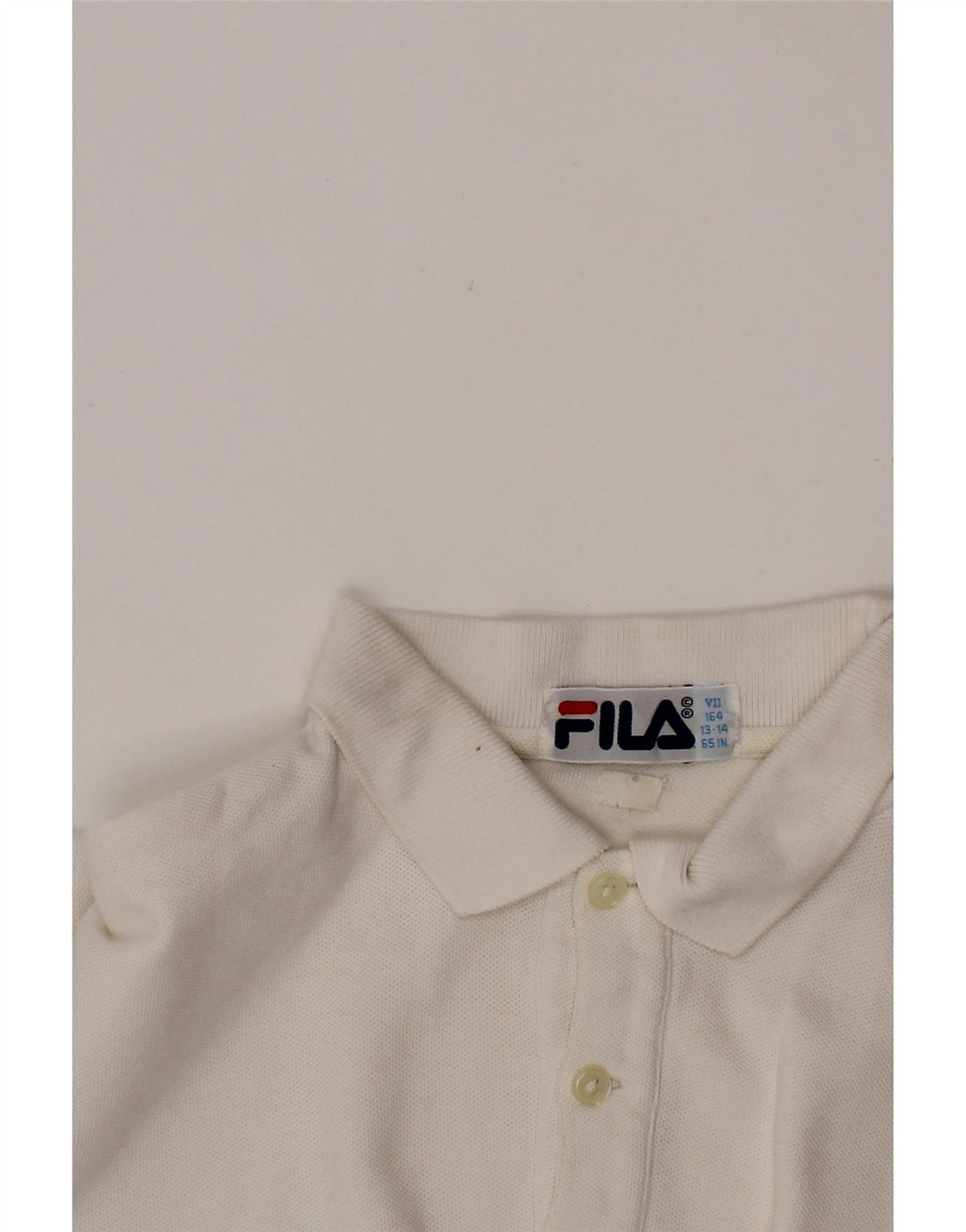 FILA Boys Polo Shirt 13-14 Years White