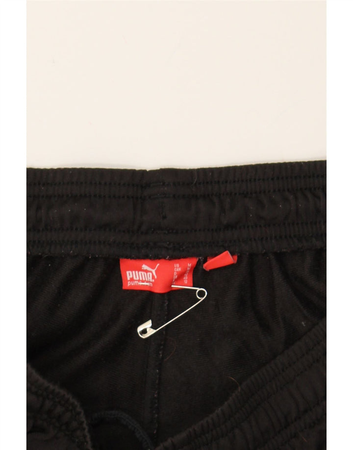 PUMA Womens Tracksuit Trousers UK 12 Medium Black Colourblock Vintage Puma and Second-Hand Puma from Messina Hembry 