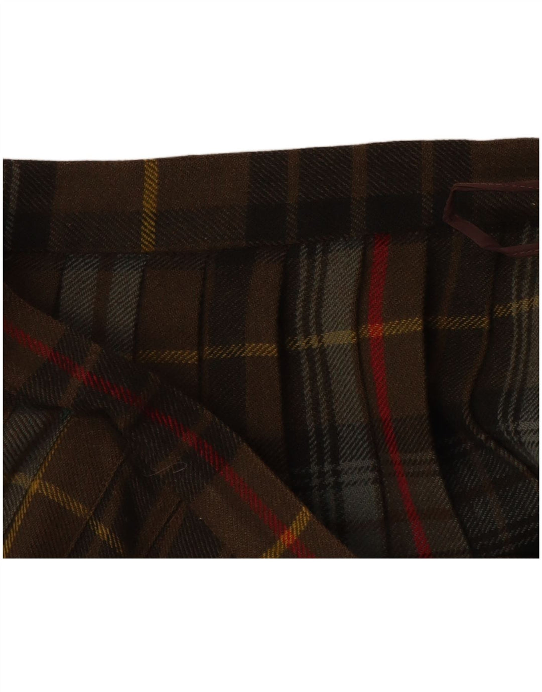 VINTAGE Womens Wrap Skirt W28 Medium  Khaki Plaid