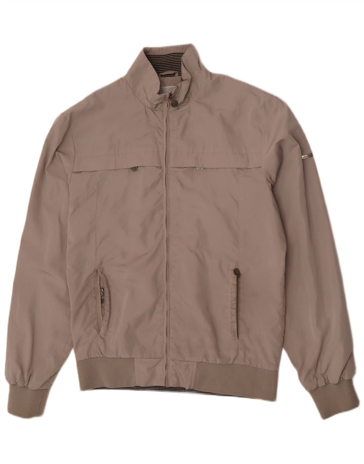 Ellesse Womens Bomber Jacket UK 20 2XL Grey Polyester