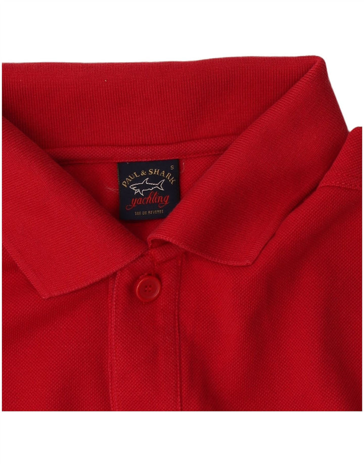 Paul & Shark Mens Yachting Polo Shirt Small Red
