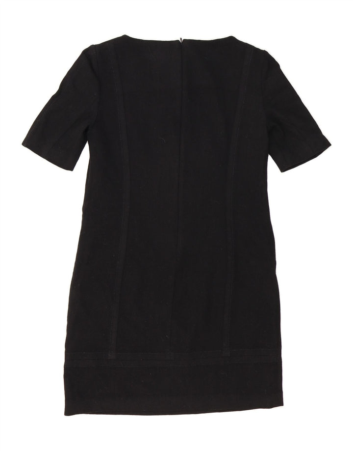 MASSIMO DUTTI Womens Sheath Dress EU 38 Small Black Wool Vintage Massimo Dutti and Second-Hand Massimo Dutti from Messina Hembry 