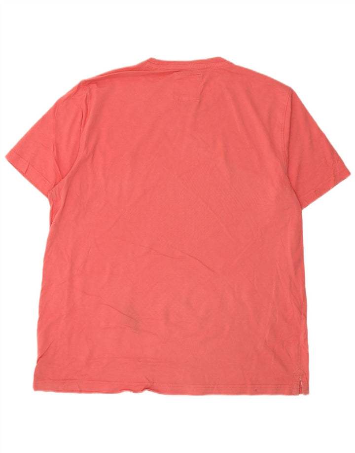 J. Crew Mens T-Shirt Top 2XL Pink Cotton