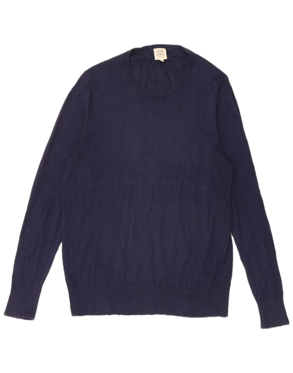 John Lewis Womens Boat Neck Jumper Sweater UK 16 Large Navy Blue