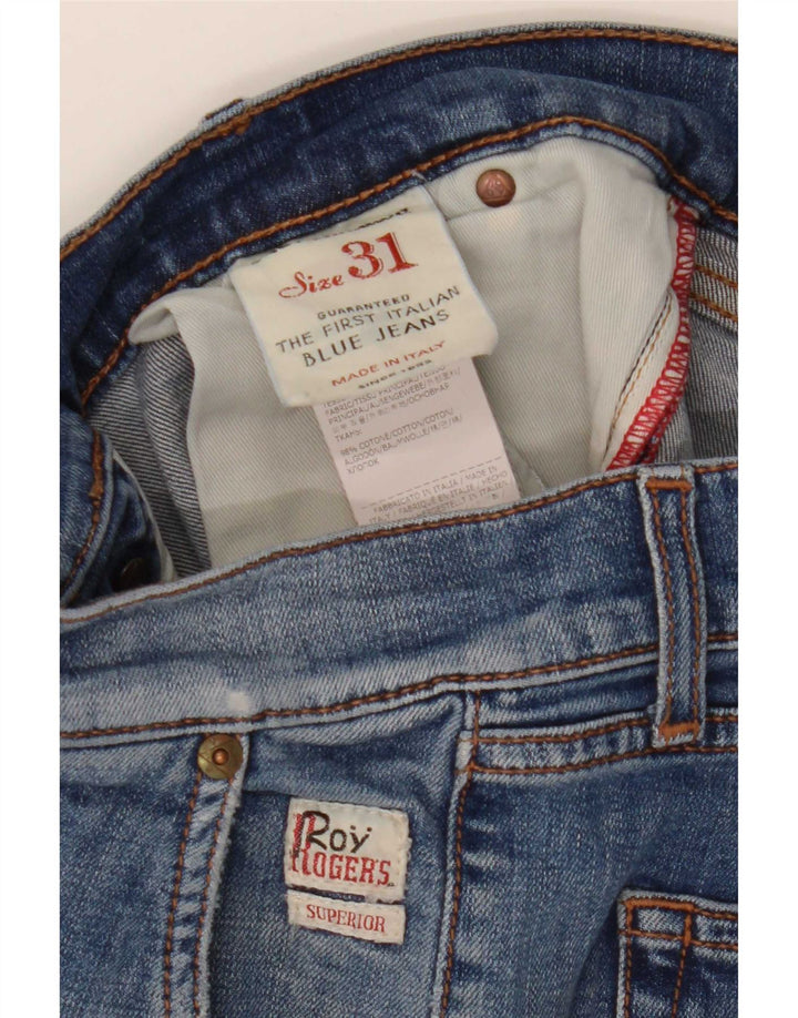 Roy Rogers Womens Slim Jeans W31 L26 Blue Cotton