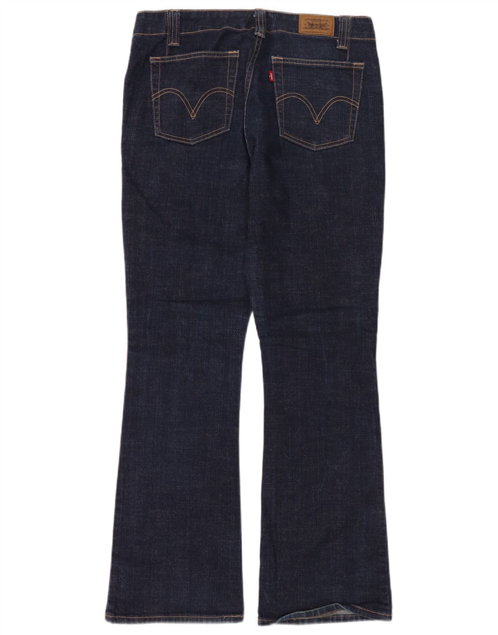 Levi's Womens 525 Bootcut Jeans US 10 Medium W32 L32 Navy Blue Cotton