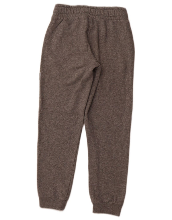 PUMA Girls Graphic Tracksuit Trousers Joggers 9-10 Years  Grey