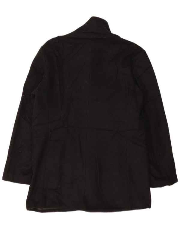 CALVIN KLEIN Mens Overcoat UK 40 Large Black