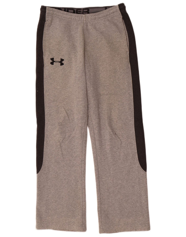 Under Armour Mens Cold Gear Tracksuit Trousers Small Grey Colourblock