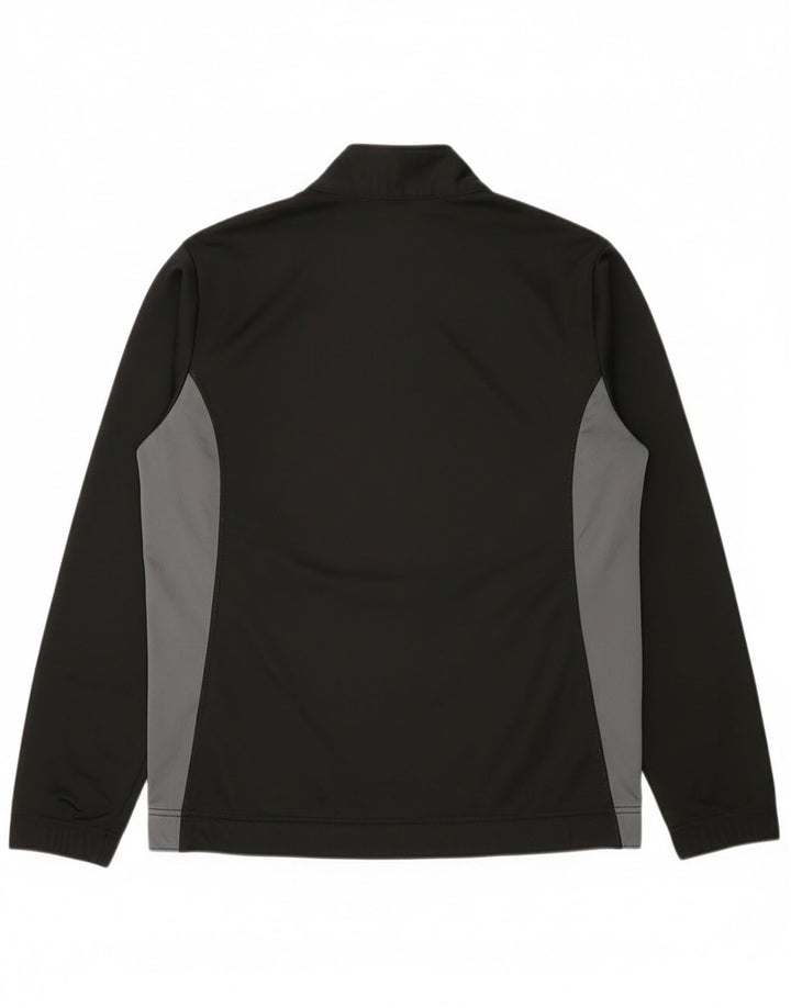 Champion Mens Tracksuit Top Jacket XL Black Colourblock Polyester