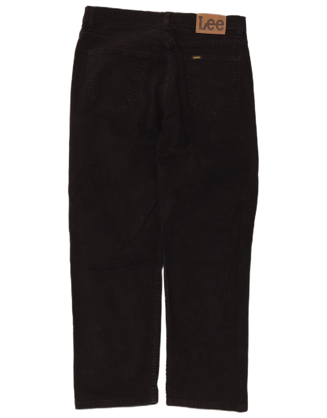 Lee Mens Brooklyn Straight Jeans W36 L28 Black Cotton