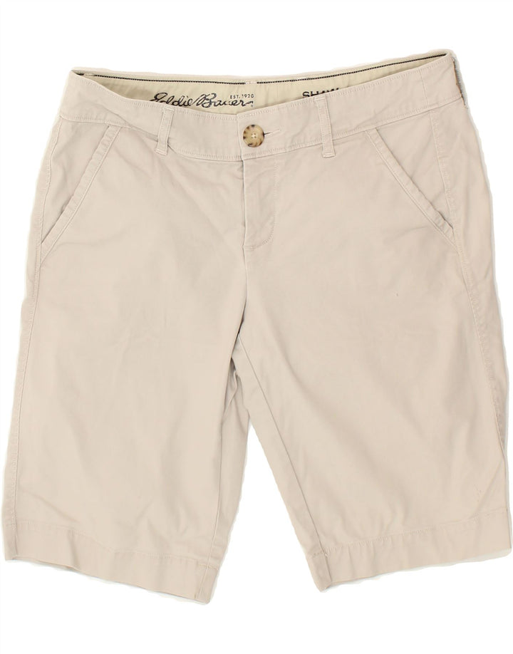 EDDIE BAUER Womens Chino Shorts US 4 Small W32 Grey Cotton Vintage Eddie Bauer and Second-Hand Eddie Bauer from Messina Hembry 