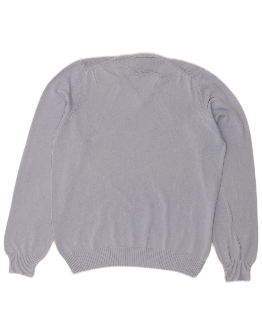 Brooksfield Womens V-Neck Jumper Sweater IT 48 XL Blue Cotton