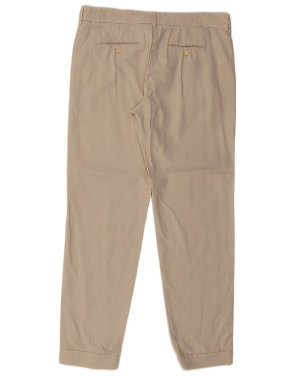 Max Mara Womens Tapered Suit Trousers UK 10 Small W32 L30 Beige