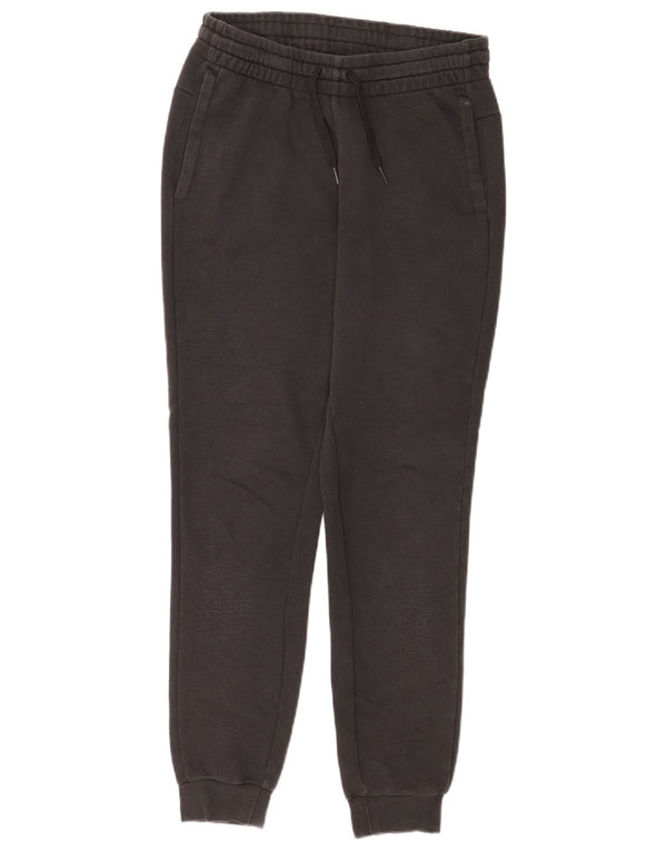 Adidas Womens Tracksuit Trousers Joggers UK 8-10 Small Black Cotton Sports