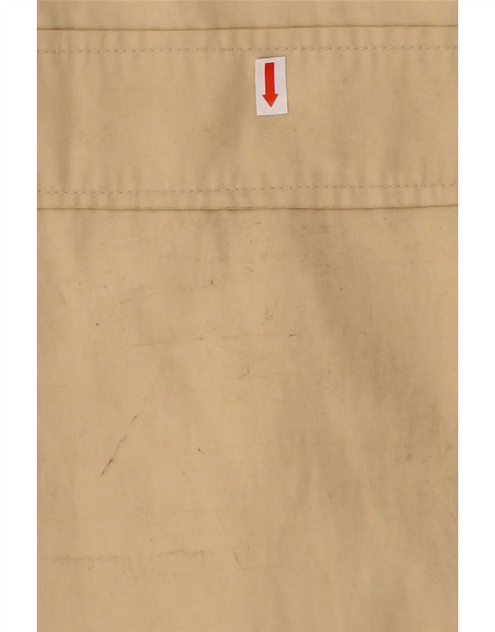 PACO Womens Overcoat UK 14 Medium Beige Cotton Vintage Paco and Second-Hand Paco from Messina Hembry 