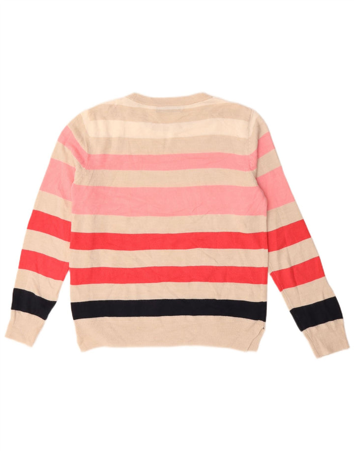 Marks & Spencer Womens Crew Neck Jumper Sweater UK 10 Small Multicoloured