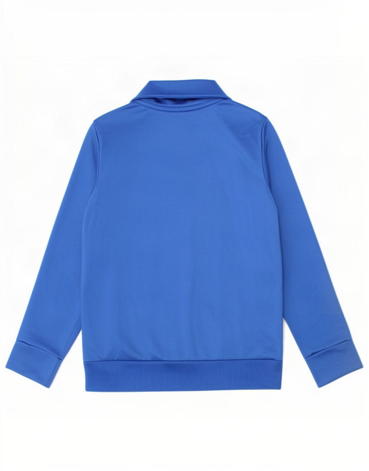 Puma Boys Tracksuit Top Jacket 3-4 Years Blue Colourblock Polyester