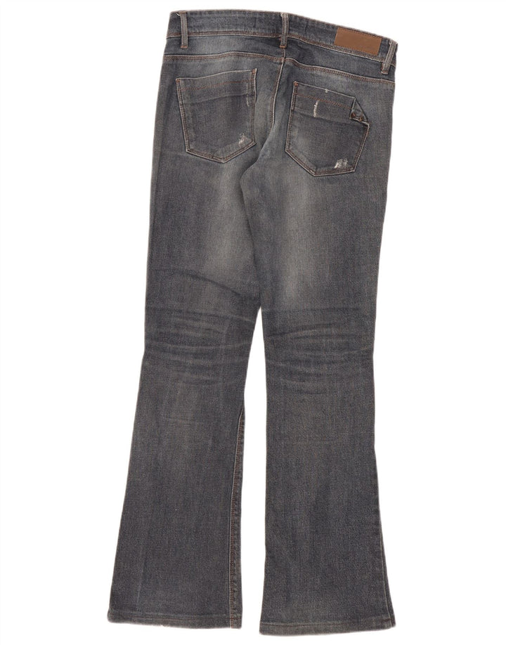 Zara Womens Flared Jeans EU 38 Small W28 L31 Navy Blue