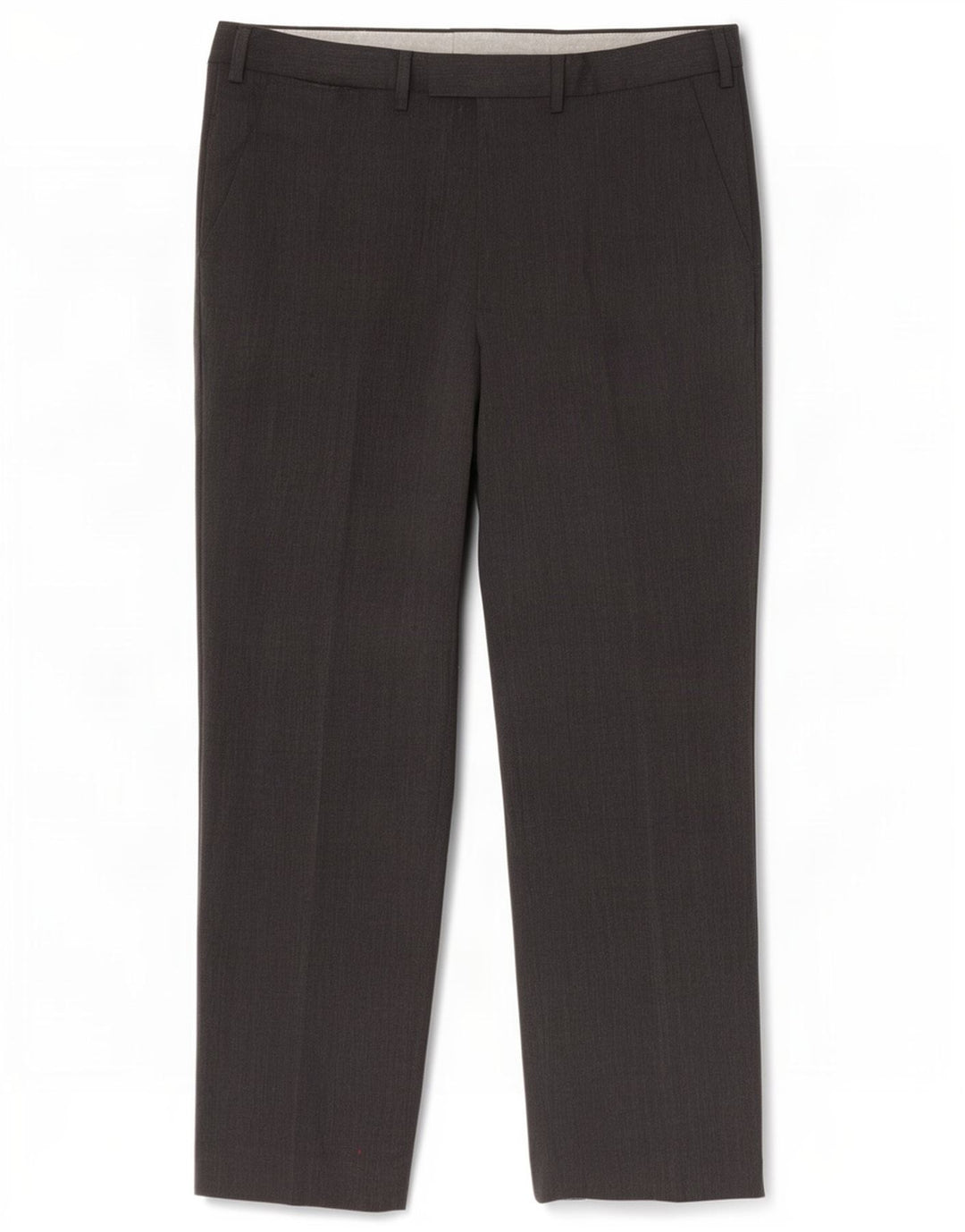 Marks & Spencer Mens Straight Suit Trousers W38 L31 Grey Polyester
