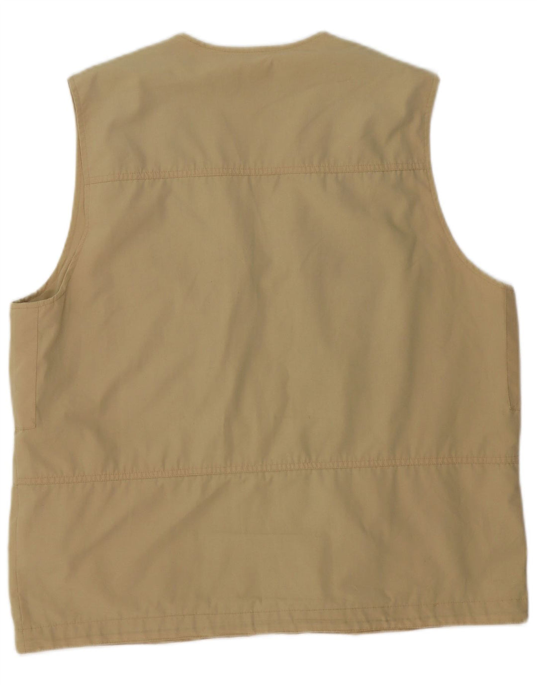 Brugi Mens Utility Gilet UK 40 Large Khaki Polyester