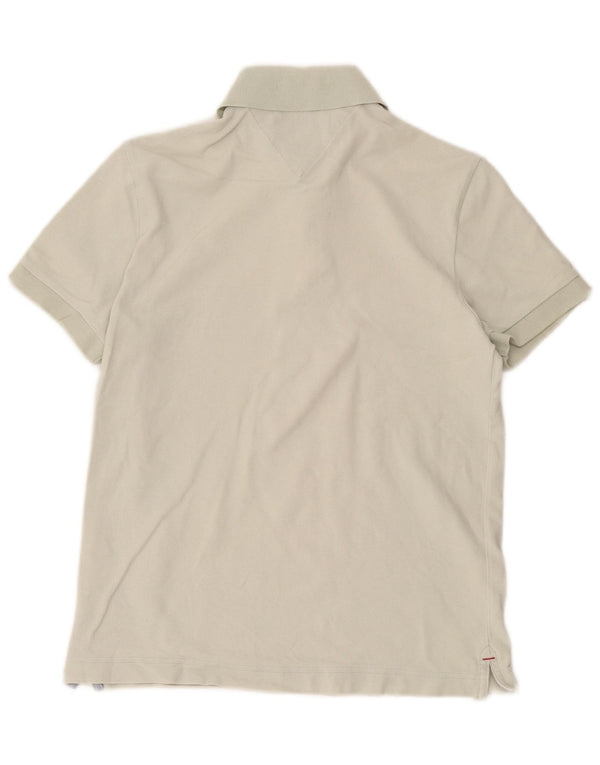 Tommy Hilfiger Mens Custom Fit Polo Shirt Small Green Cotton