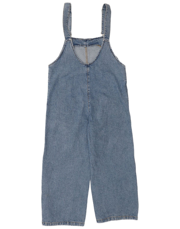 Zara Womens Dungarees Loose Jeans Large W40 L25 Blue Cotton