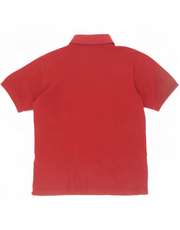 Kappa Mens Polo Shirt Large Red Cotton