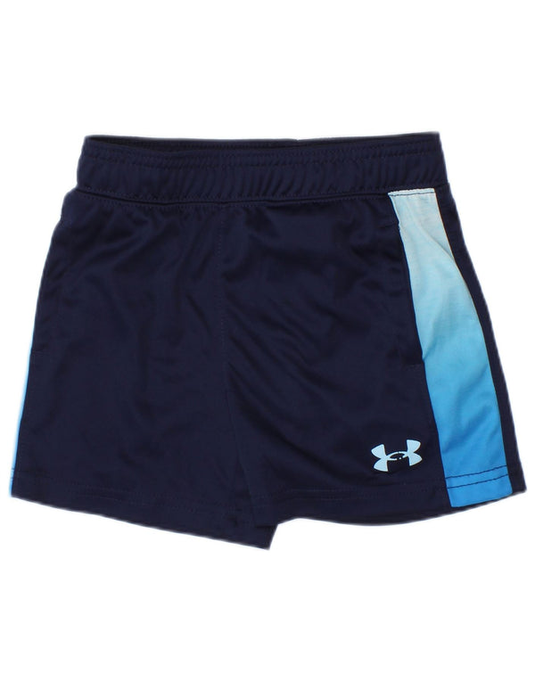 Under Armour Baby Boys Sport Shorts 12-18 Months Navy Blue Colourblock