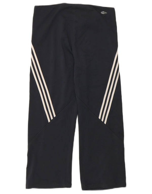 ADIDAS Boys Clima 365 Tracksuit Trousers 13-14 Years Navy Blue Polyester